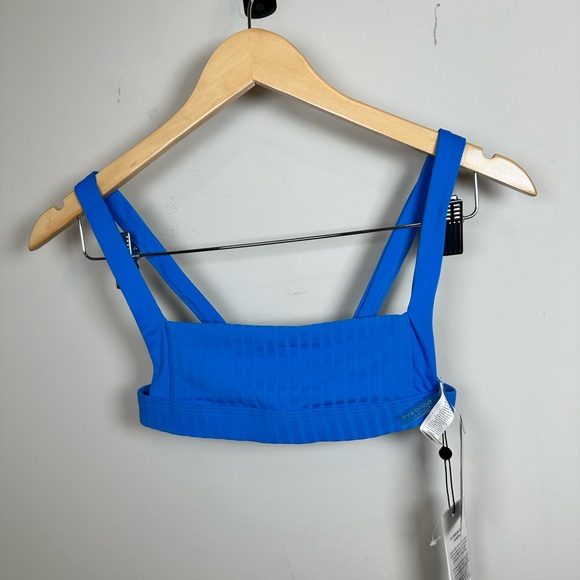 Bound by Bond-Eye Cropped Bikini Top in Omo Blue size XS swimsuit top - Picture 3 of 7